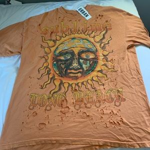 Urban Outfitters Distressed Oversized Sublime T-Shirt Dress